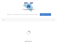 Tablet Screenshot of bvpv-sbip.be